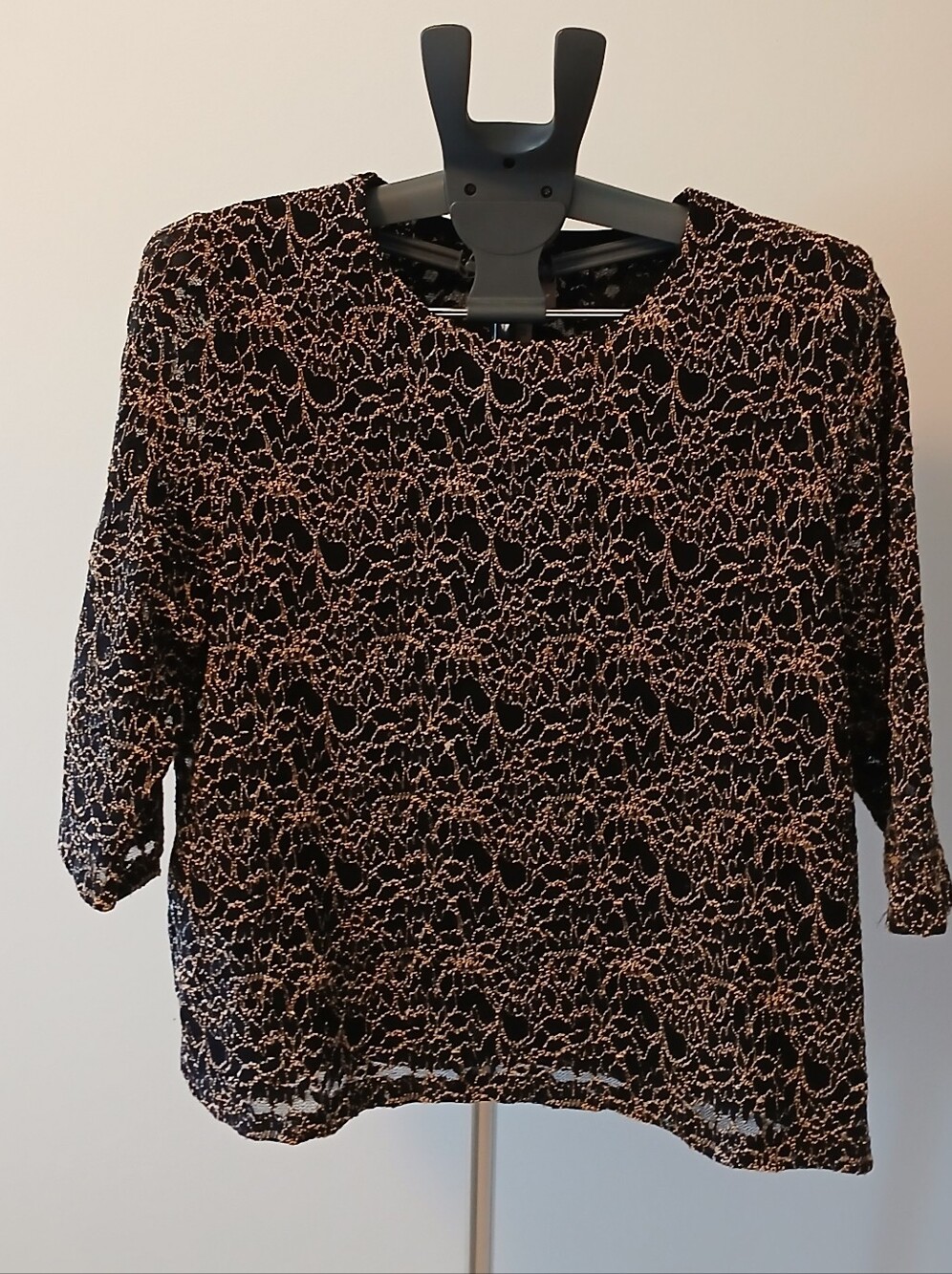 Tan Jay Petites Ladies Top Size Large